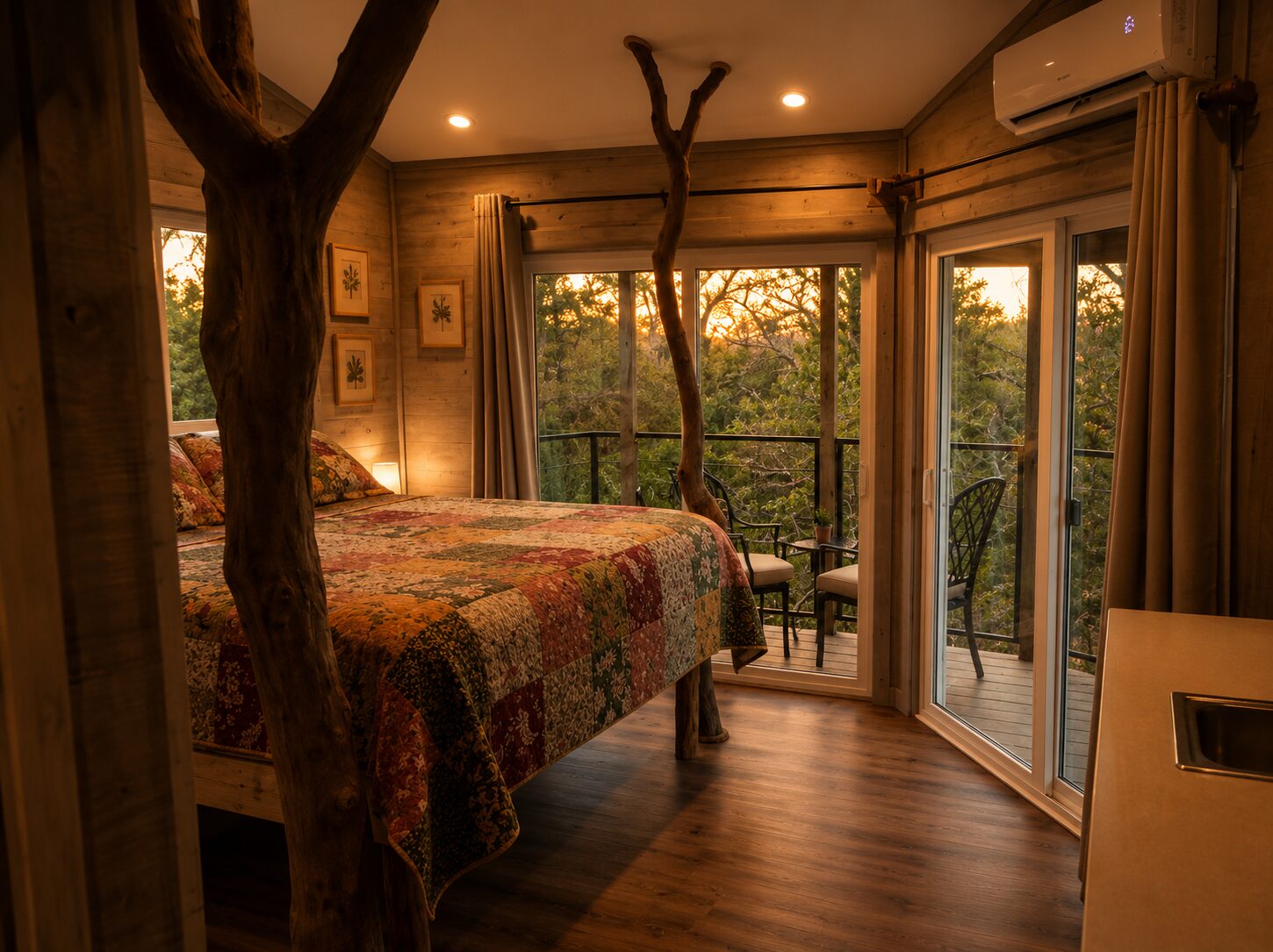 Bedroom with deck access